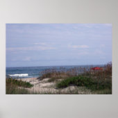 Am Strand von Ocracoke Poster (Vorne)
