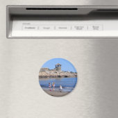 Am Strand von Rockport, MA Magnet (In Situ (Geschirrspüler))