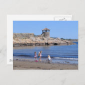 Am Strand von Rockport, MA Postkarte (Vorne/Hinten)