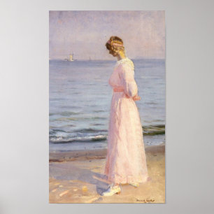 Am Strand von Skagen Poster