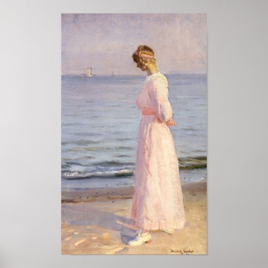 Am Strand von Skagen Poster (Vorne)
