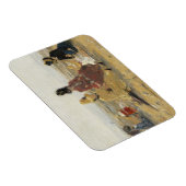 Am Strand von Trouville | 1887 Magnet (Rechte Seite)