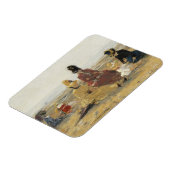Am Strand von Trouville | 1887 Magnet (Linke Seite)