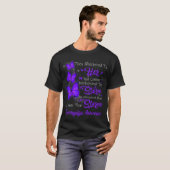 Am Sturm Fibromyalgie Bewusstsein T-Shirt (Vorne ganz)