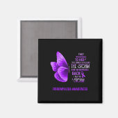 Am Sturm Fibromyalgie Butterfly Magnet (Vorderseite/Rückseite)