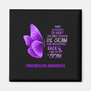 Am Sturm Fibromyalgie Butterfly Magnet