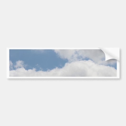 Am Tag der Wolke Punkt 2 Autoaufkleber (Vorne)