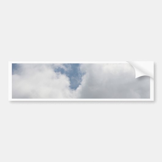 Am Tag der Wolke Punkt 3 Autoaufkleber (Vorne)
