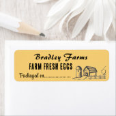 Am Tag des Bauern verpacktes Etikett für Lebensmit (Insitu)