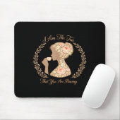 Am Tee wird sarkastischer britischer Humor sein Mousepad (Mit Mouse)