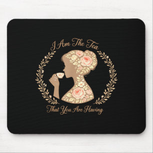 Am Tee wird sarkastischer britischer Humor sein Mousepad
