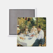 Am Teetisch, 1888 Magnet (Vorderseite/Rückseite)