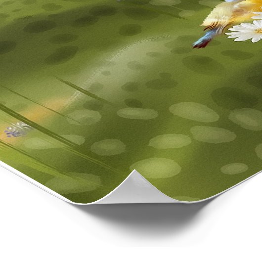 am Teich Poster (Ecke)