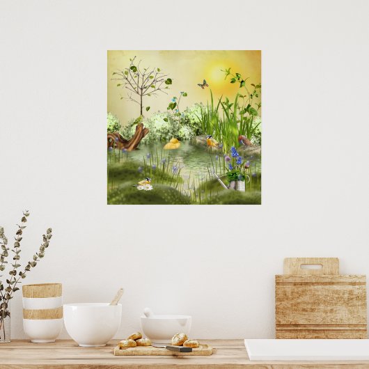 am Teich Poster (Küche)
