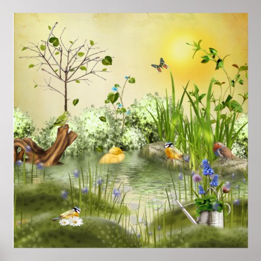 am Teich Poster (Vorne)