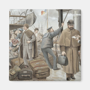 Am Tilbury, 'von P u. von O Pencillings an Bord Magnet