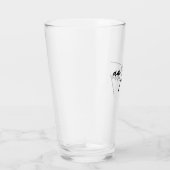 Am too Messy - Spielerisches und humorvolles Glas (Rechts)