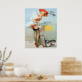 Am Tor Button hoch Poster (Küche)