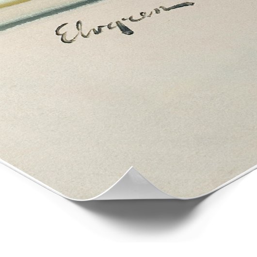 Am Tor Button hoch Poster (Ecke)