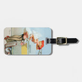 Am Tor-Button oben Gepäckanhänger (Vorderseite horizontal)