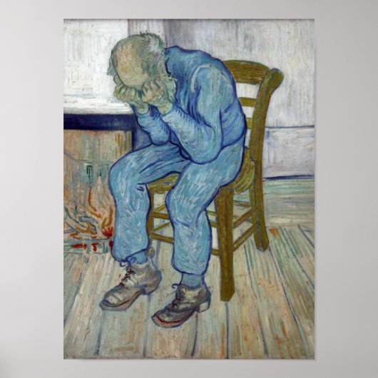 Am Tor der Ewigkeit von Vincent van Gogh Poster (Vorne)
