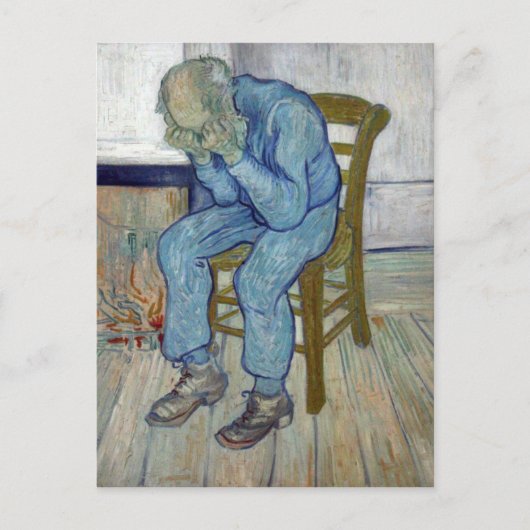 Am Tor der Ewigkeit von Vincent van Gogh Postkarte (Vorderseite)