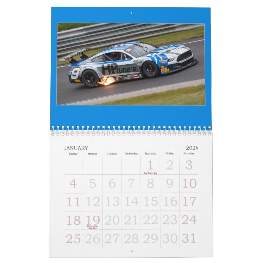 Am Trackkalender Kalender (Jan 2026)