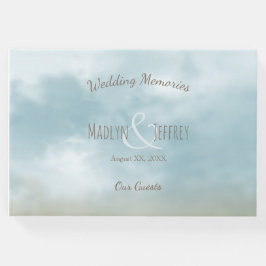 Am Ufer der Ozean Hochzeitsgäste Erinnerungen Gästebuch