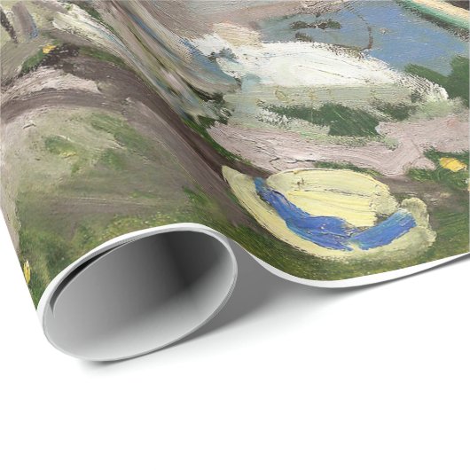 Am Ufer der Seine von Monet Geschenkpapier (Rolleneckpunkt)