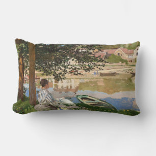 Am Ufer der Seine von Monet Lendenkissen