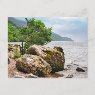 Am Ufer von Loch Ness Postkarte