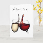 AM **UNSER 1. JAHRESTAG** STATTFINDET US-Karte Karte (Gelbe Blume)