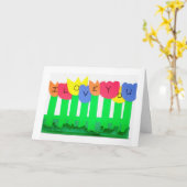 AM ***UNSER JAHRESTAG*** MACHEN, WAS "SIE" GLÜCKLI KARTE (Gelbe Blume)