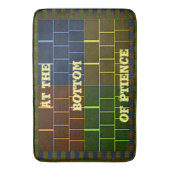 Am unteren Ende der Patience Bath Mats Badematte (Vorderseite Vertikal)