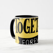 Am Valentinstag klammern sich unsere Tassen an end (Vorderseite Links)