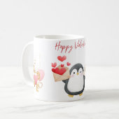 Am Valentinstag spisst die Tasse süßes Versprechen (Vorderseite Links)