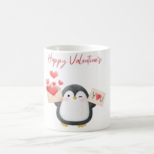 Am Valentinstag spisst die Tasse süßes Versprechen (Mittel)
