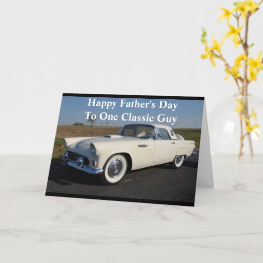 AM "VATER'S DAY" ZU EINEM "CLASSIC" KARTE (Gelbe Blume)