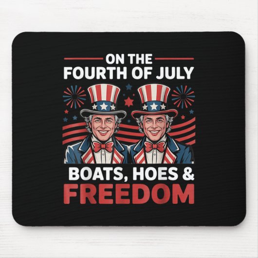 Am vierten Juli Boote, süße Ss süße Sss & Mousepad (Vorne)