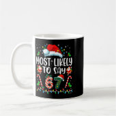 Am Wahrscheinlichsten 67 Meme Six Seven Santa Chri Kaffeetasse (Links)