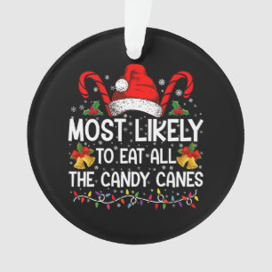 Am Wahrscheinlichsten alle Candy Canes zu Weihnach Ornament