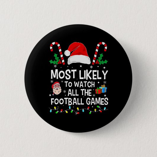 Am wahrscheinlichsten, alle Fußballspiele Christus Button (Vorderseite)