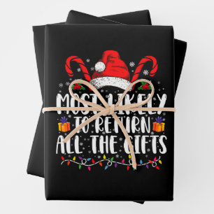 Am wahrscheinlichsten, alle Geschenke Weihnachten  Geschenkpapier Set