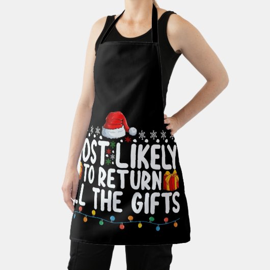 Am wahrscheinlichsten, alle Geschenke Weihnachten Schürze (InSitu)