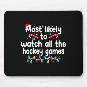 Am Wahrscheinlichsten Alle Hockeyspiele Weihnachte Mousepad