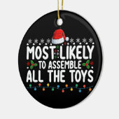 Am wahrscheinlichsten alle Spielzeuge Weihnachten Keramik Ornament (Links)