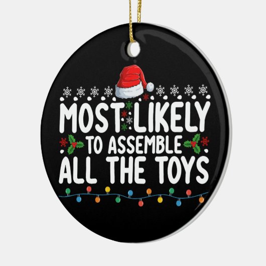 Am wahrscheinlichsten alle Spielzeuge Weihnachten Keramik Ornament (Links)