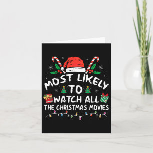 Am wahrscheinlichsten, alle Weihnachtsfilme Fami z Karte