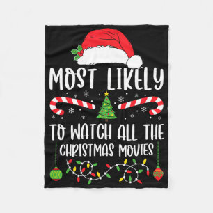 Am Wahrscheinlichsten Alle Weihnachtsfilme Zu Scha Fleecedecke