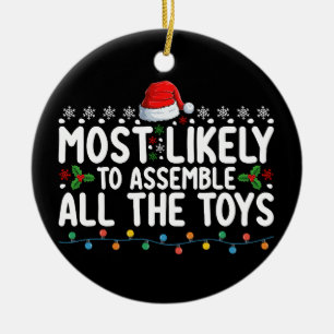 Am wahrscheinlichsten alle Weihnachtsspielzeuge zu Keramik Ornament